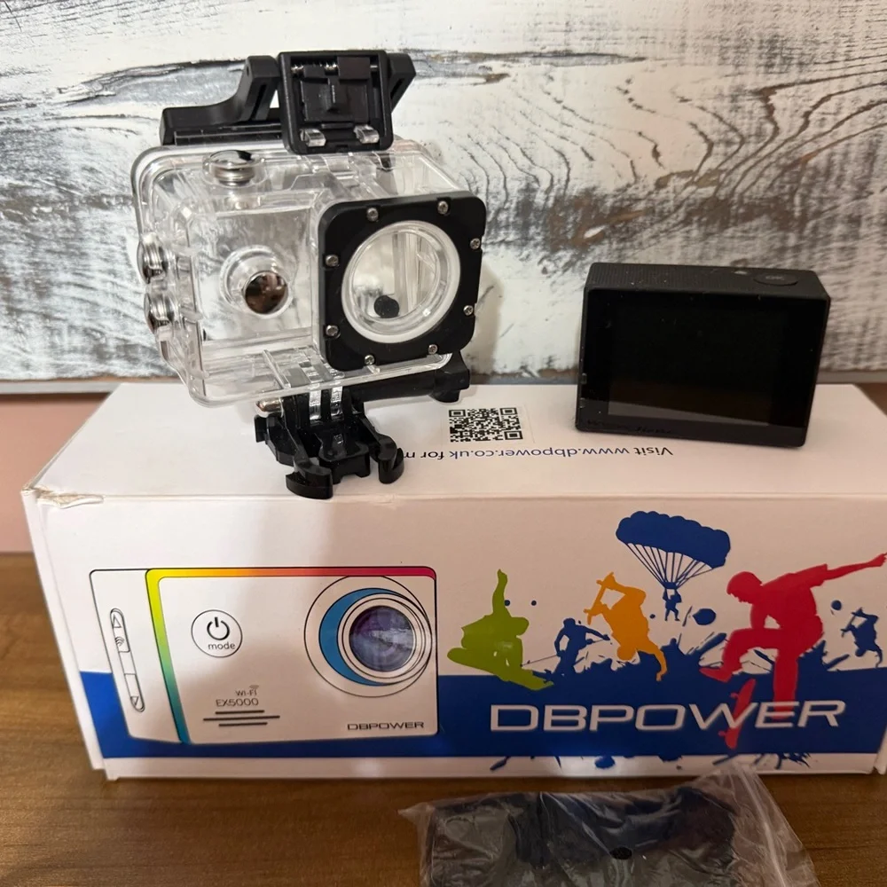 White Action Camera